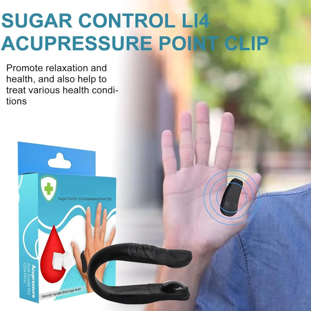 EELHOES™ SUGAR CONTROL ACUPRESSURE POINT CLIP (Buy 1 Get 1 FREE)