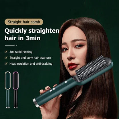 ✨Professional Electric Hair Straightener Comb Brush✨