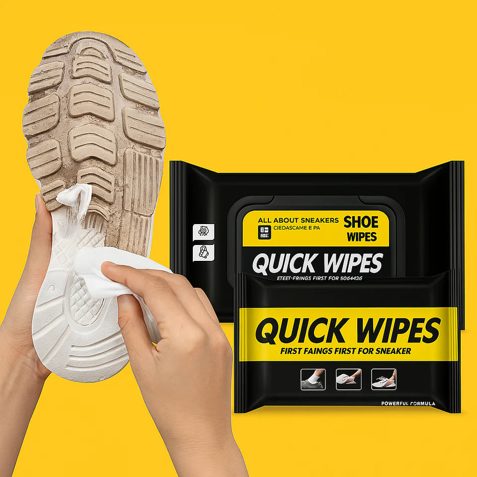 👟 Natural Sneaker & Shoe Cleaner Wipes🧽