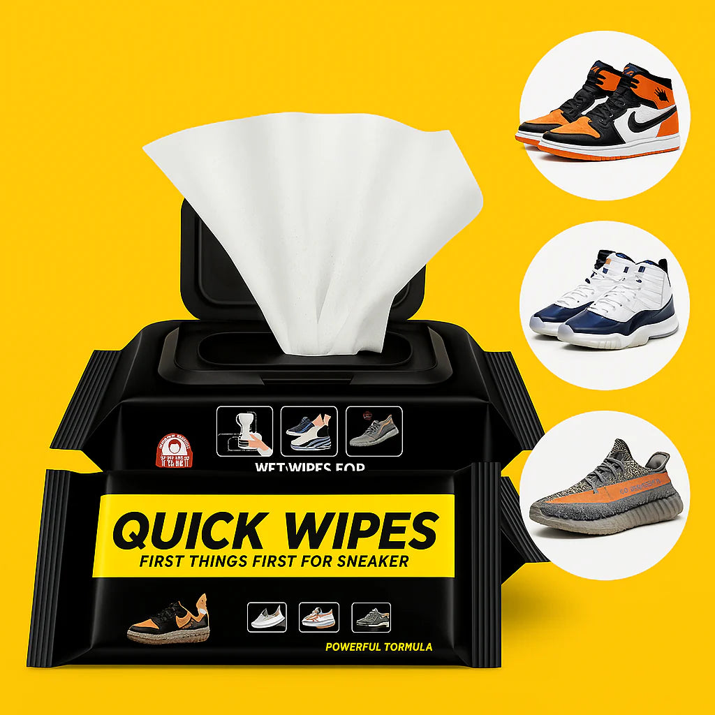👟 Natural Sneaker & Shoe Cleaner Wipes🧽